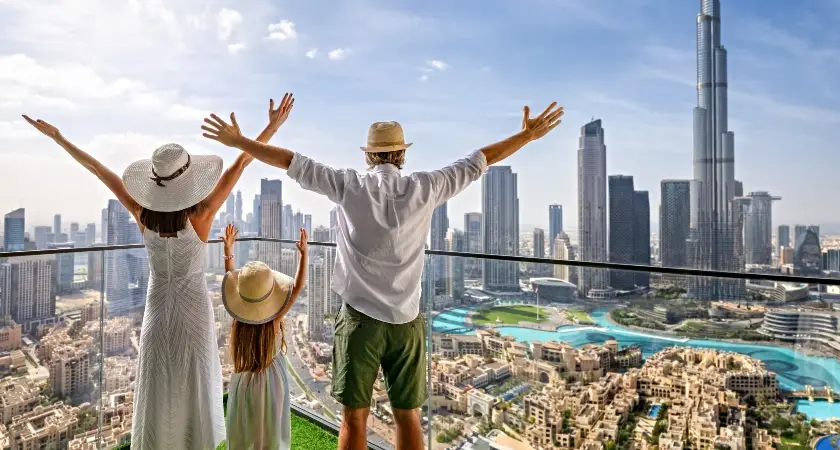 rodina v Dubaji family in Dubai