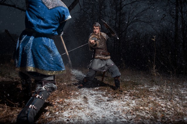 Scéna ze seriálu Hry o trůny