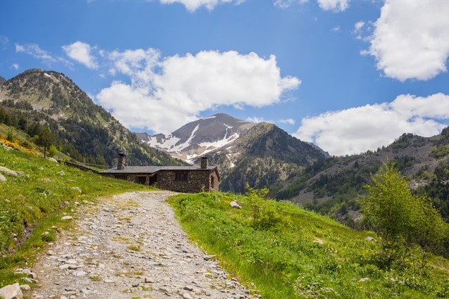 Andorra, horská chata Sorteny