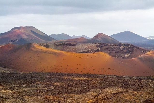 Lanzarote Timanfaya sopečná pláň