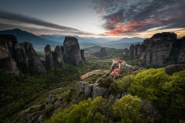 Kláštery Meteora v Řecku