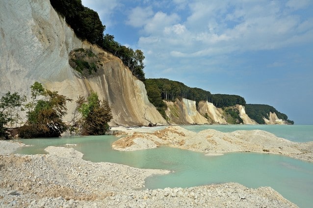 Křídové útesy na Rujáně