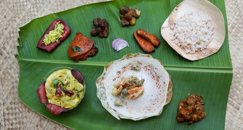 Exotické jídlo ze Srí Lanky